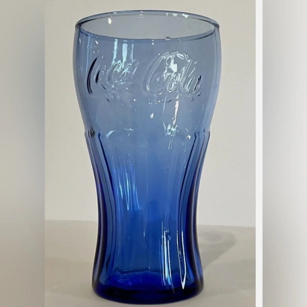 Collectable Coca-Cola Glass Set in Blue and Green